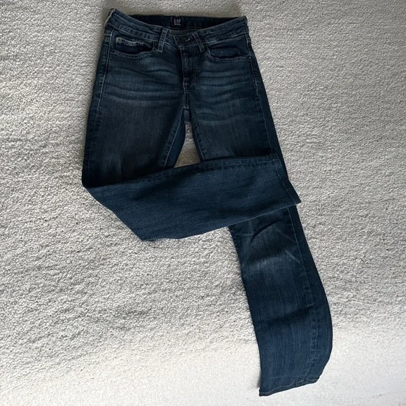 GAP curvy skinny jeans Dark Blue Denim Skinny Jeans SZ 26 - Picture 3 of 12